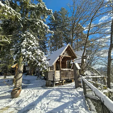 Luxury tent Ribno Alpine Glamping Bled