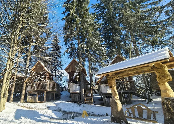 Luksusowy namiot Ribno Alpine Glamping Bled